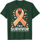 I'm A Survivor Endometrial Cancer Awareness for Fighters and T-Shirt - T-Shirt | Forest