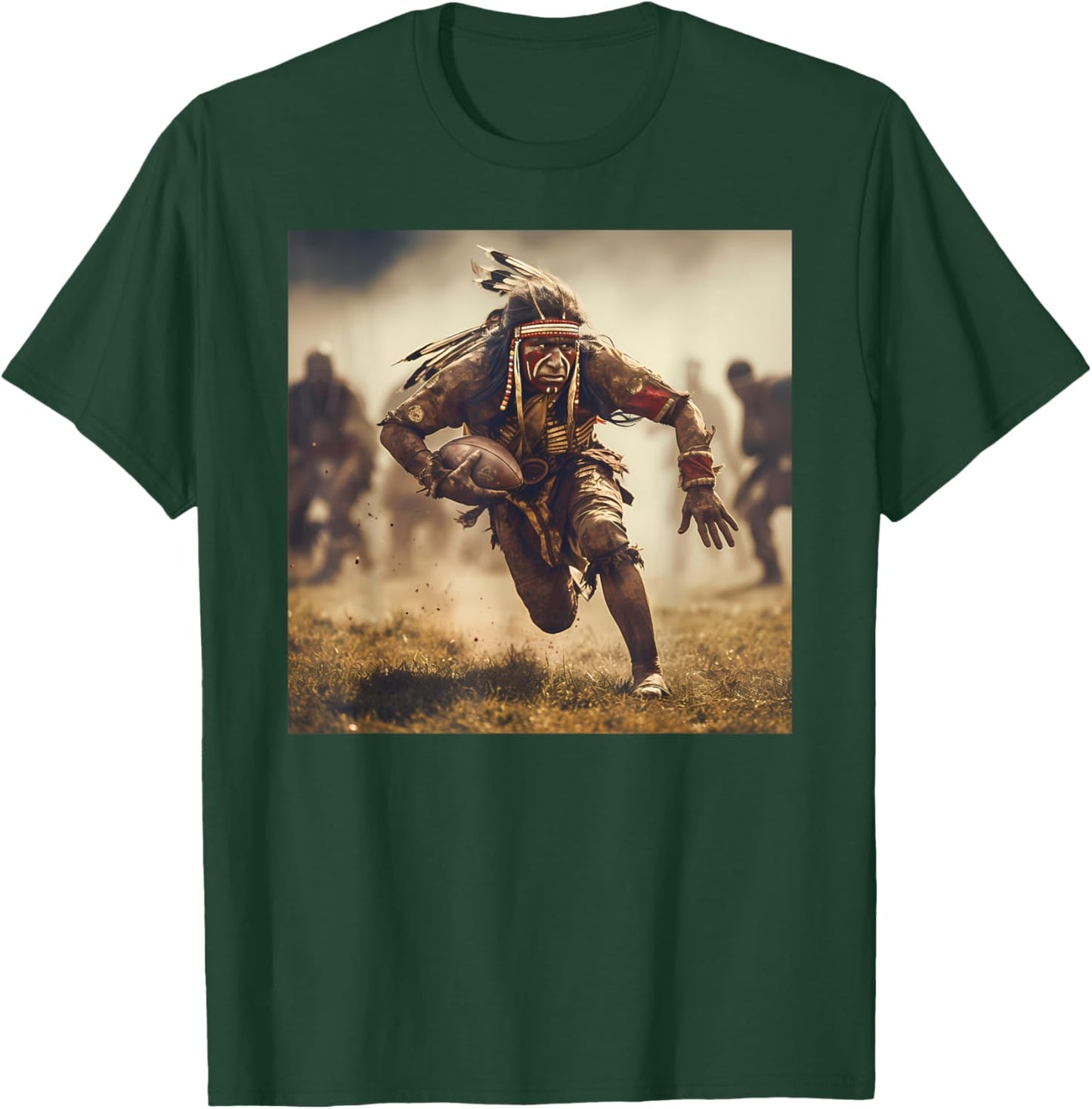 Native American Football T-Shirt - T-Shirt | Forest