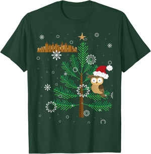 Owl in the City Rockefeller the Owl New York T-Shirt - T-Shirt | Forest