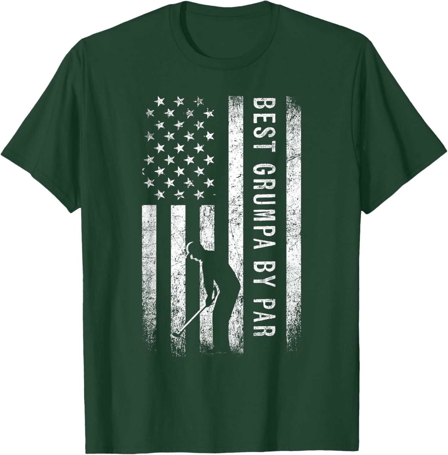 Best Grumpa By Par Golfing Gifts Grumpa Father's Day Golf T-Shirt - T-Shirt | Forest