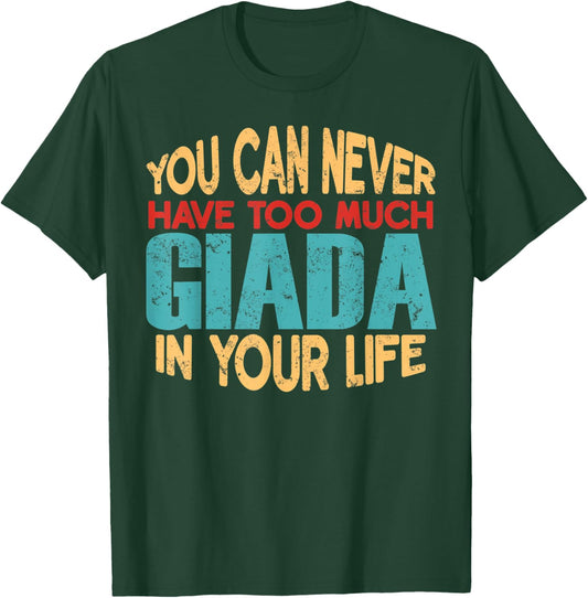 Funny Giada Personalized First Name Joke Item T-Shirt - T-Shirt | Forest