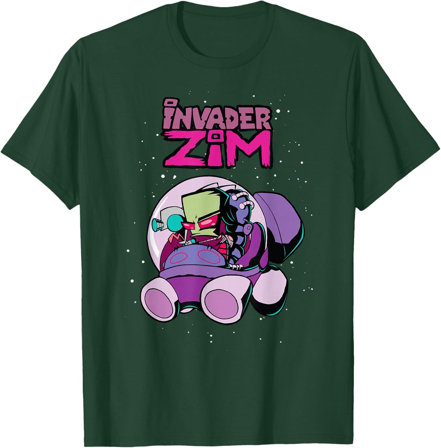 Invader Zim Rocket Ship T-Shirt - T-Shirt | Forest
