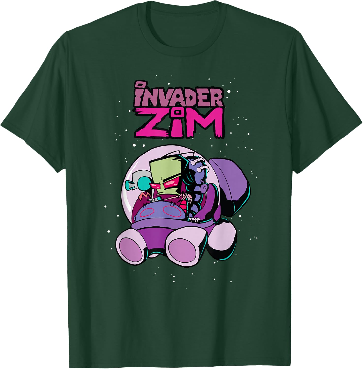 Invader Zim Rocket Ship T-Shirt - T-Shirt | Forest