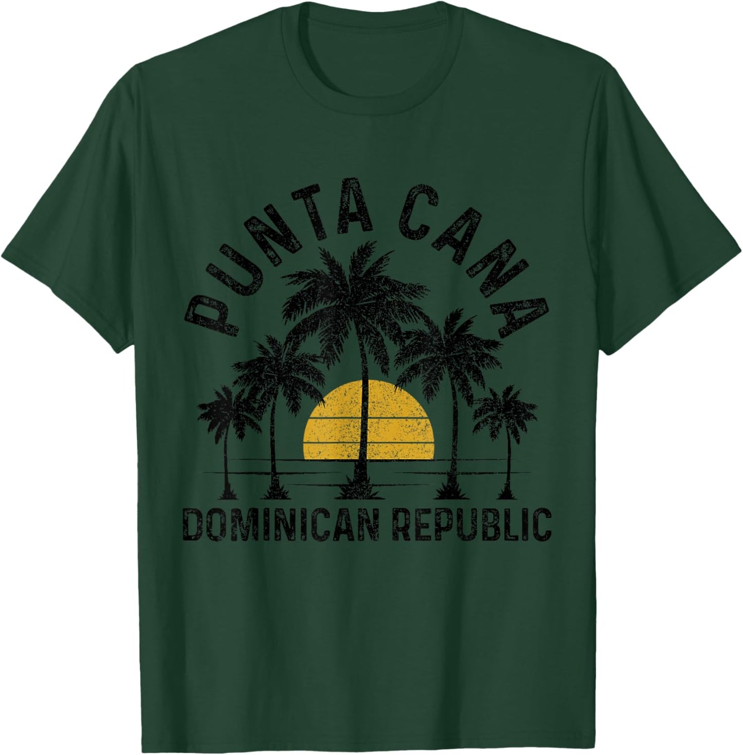 Punta Cana Dominican Republic Beach Surf Vintage T-Shirt - T-Shirt | Forest