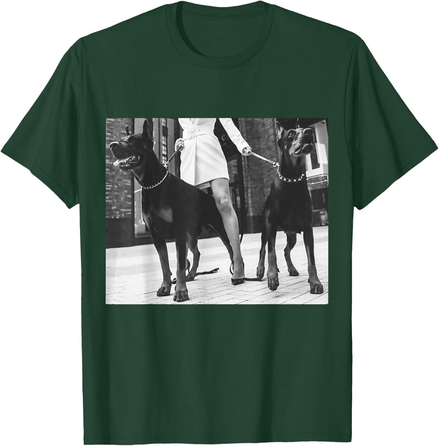 Beware Dobermans on Duty T-Shirt - T-Shirt | Forest