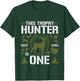 1 Year Old Hunting Birthday Party Duck Deer Hunter 1st Gift T-Shirt - T-Shirt | Forest