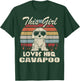 Cavapoo Girl Cool Vintage Retro for Dog Mom T-Shirt - T-Shirt | Forest