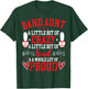 Band Aunt Proud Marching Band Aunt T-Shirt - T-Shirt | Forest