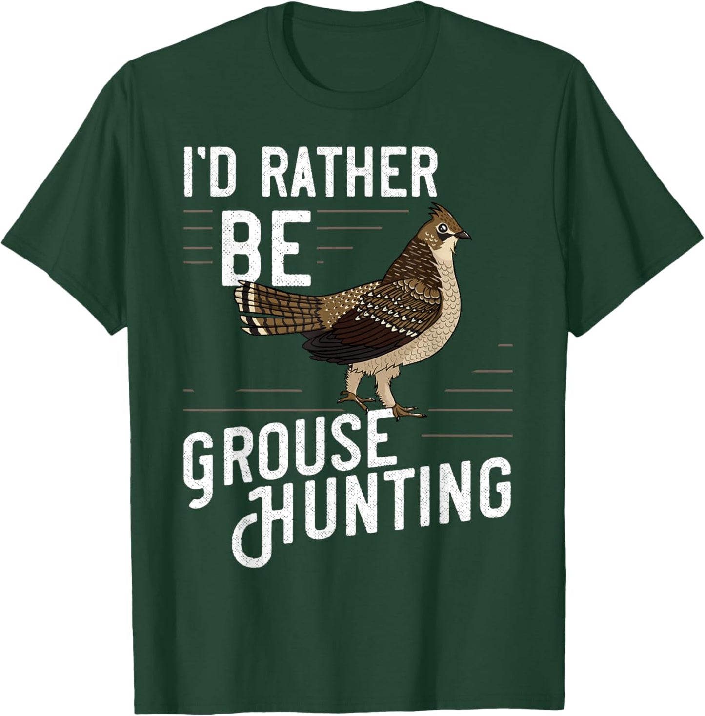 Ruffed Grouse Bird Gift Hunting Spruce Grouse T-Shirt - T-Shirt | Forest
