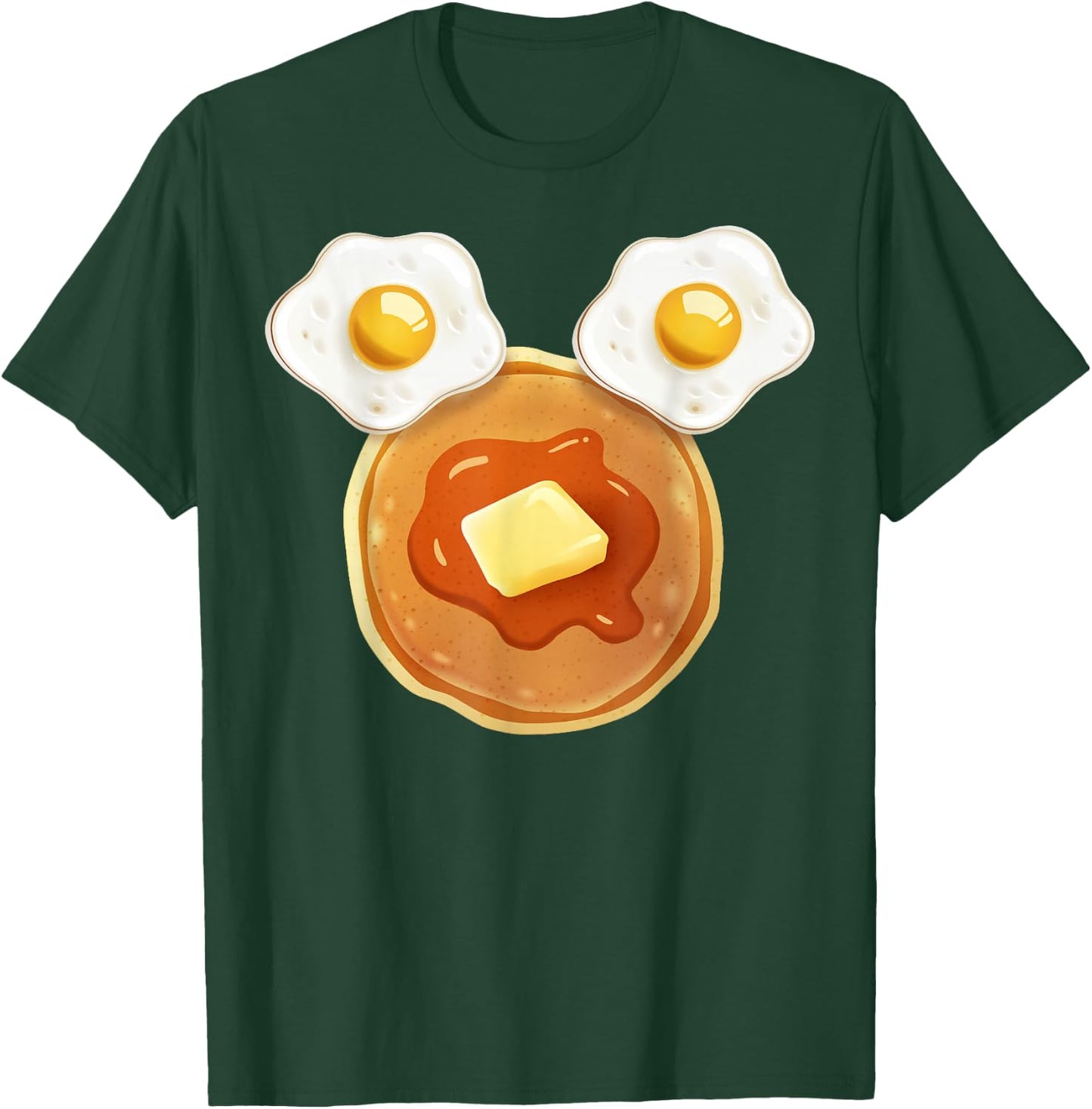 Disney Mickey & Friends Mickey Pancakes & Eggs Ears T-Shirt - T-Shirt | Forest