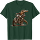Funny Alligator Riding Motorcycle Crocodile Biker Bike T-Shirt - T-Shirt | Forest