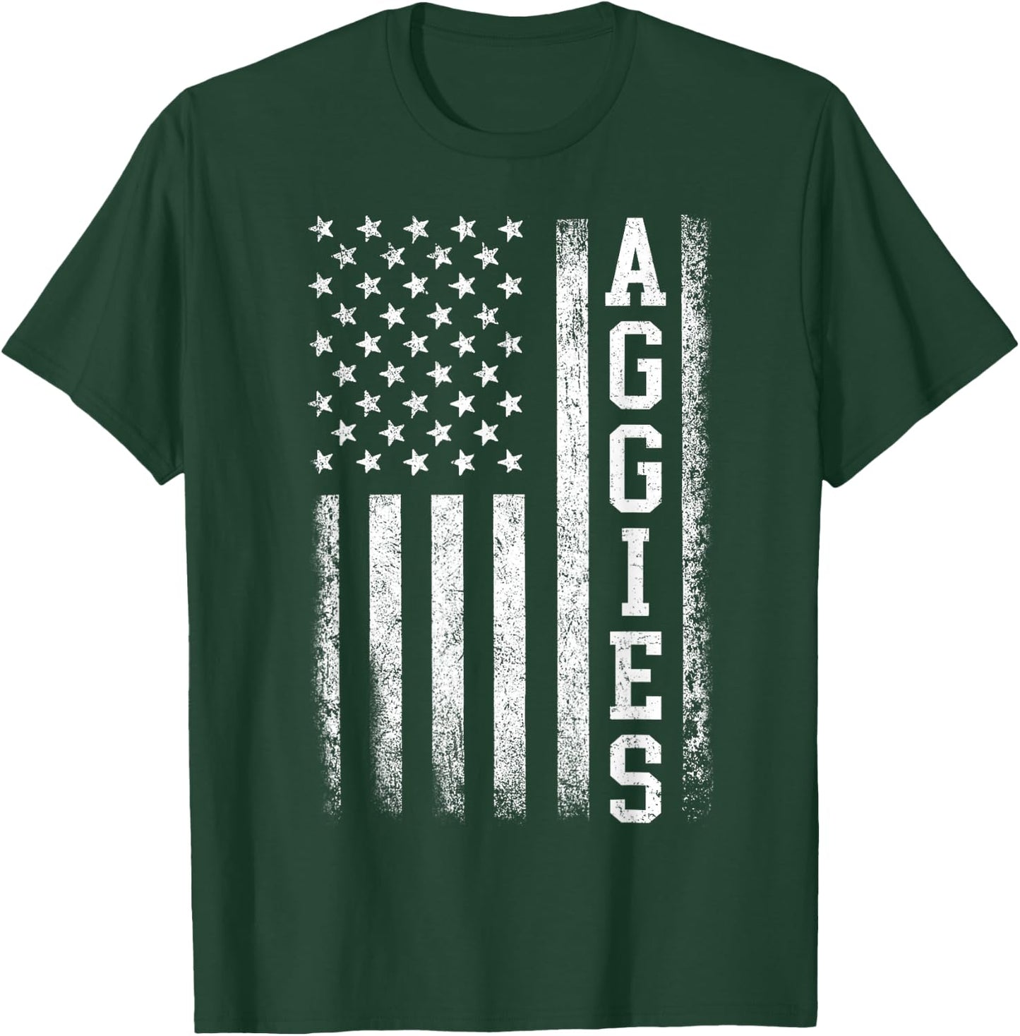 Vintage Aggies Retro Style 70s 80s First Name Men Women Kids T-Shirt - T-Shirt | Forest