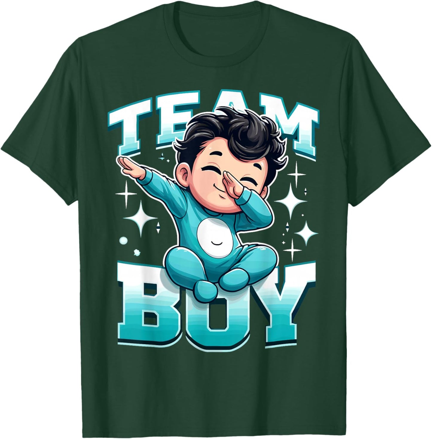 Team Boy Gender Reveal T-Shirt - T-Shirt | Forest