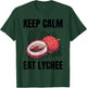 Keep Calm Eat Lychee Vintage Grunge Lychee Lover T-Shirt - T-Shirt | Forest