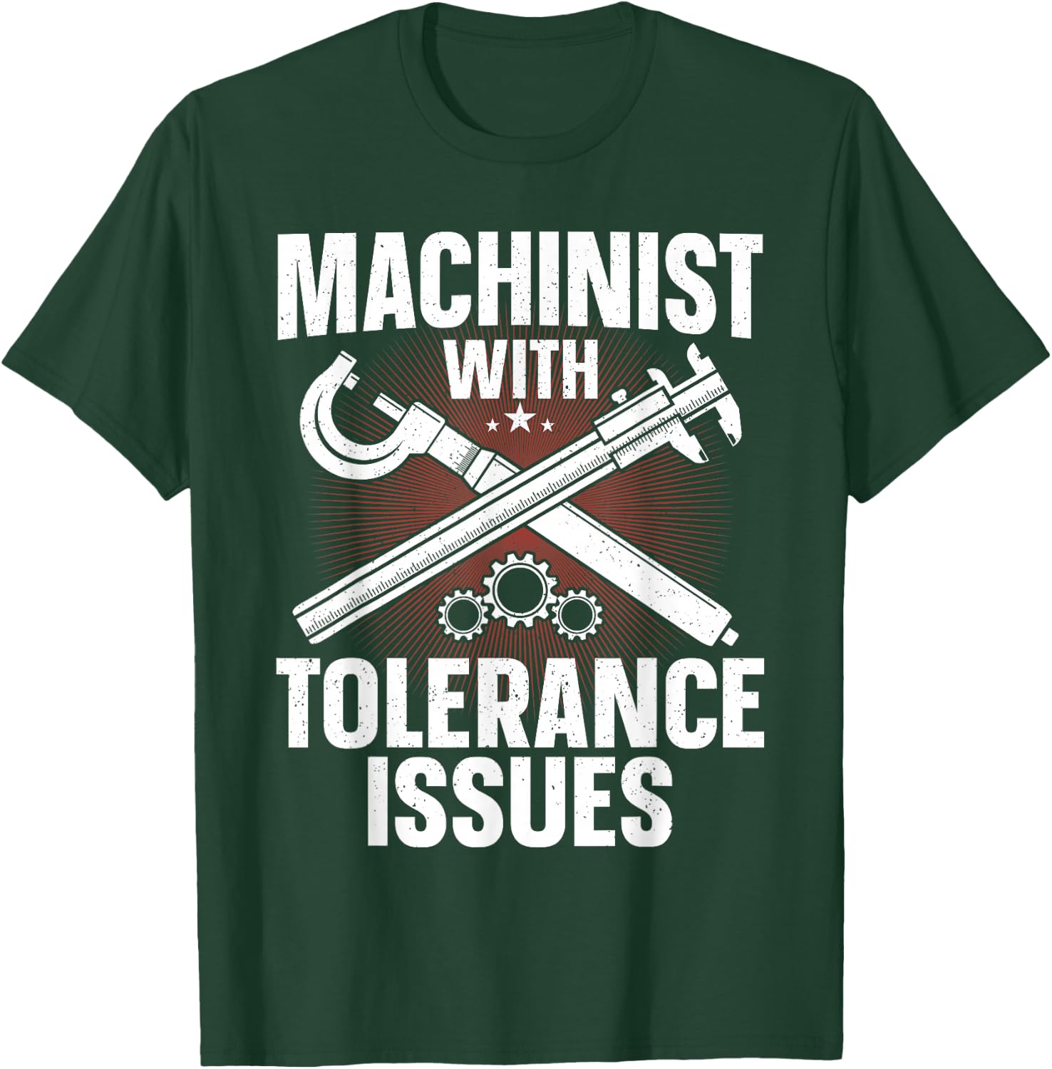 Funny Machinist Art Dad Women CNC Machine Operator T-Shirt - T-Shirt | Forest