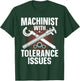 Funny Machinist Art Dad Women CNC Machine Operator T-Shirt - T-Shirt | Forest