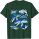 Types Of Whales - Whale Breeds - Whale Species Biology Guide T-Shirt - T-Shirt | Forest