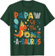 Papaw Of The One-A-Saurus 2Nd Birthday Dinosaur Party T-Shirt - T-Shirt | Forest