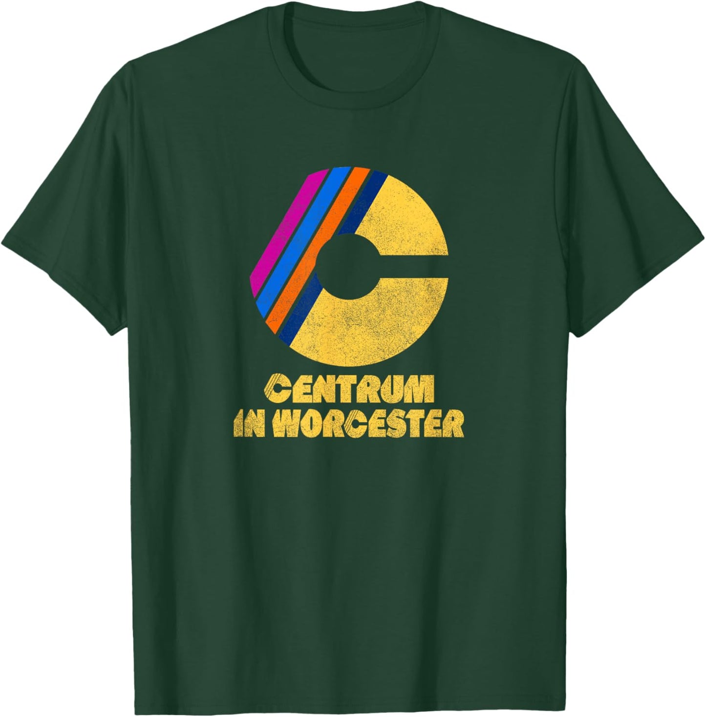 Worcester Centrum Concert Venue Retro Sports Arena Funny T-Shirt - T-Shirt | Forest
