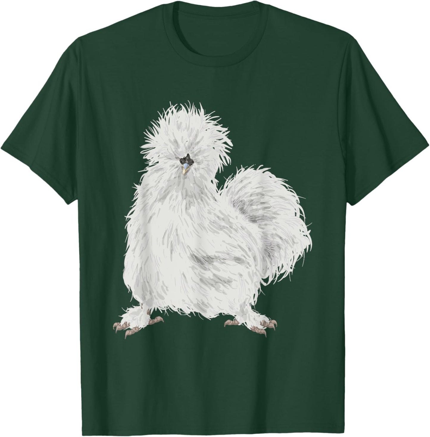 Silkie Chicken T-Shirt - T-Shirt | Forest