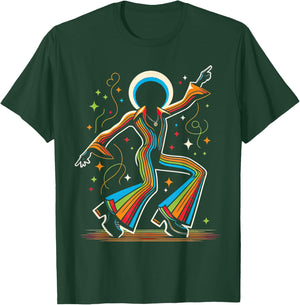 Afro Dancing Soul Music Groove Funky Retro Disco T-Shirt - T-Shirt | Forest