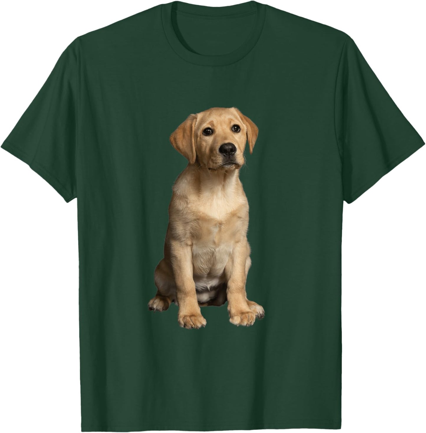 Yellow Labrador Retriever Puppy T-Shirt - T-Shirt | Forest