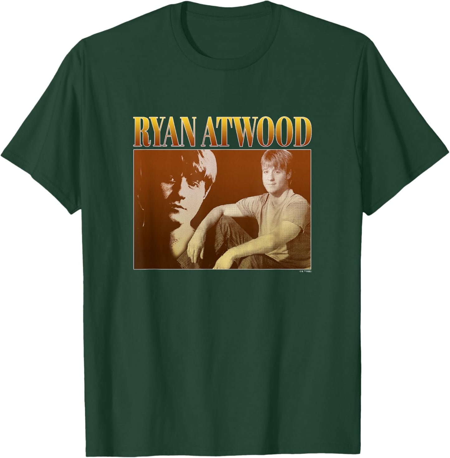 The O.C. Ryan Atwood Microperforated Portrait - -Youth, Black, Small T-Shirt - T-Shirt | Forest