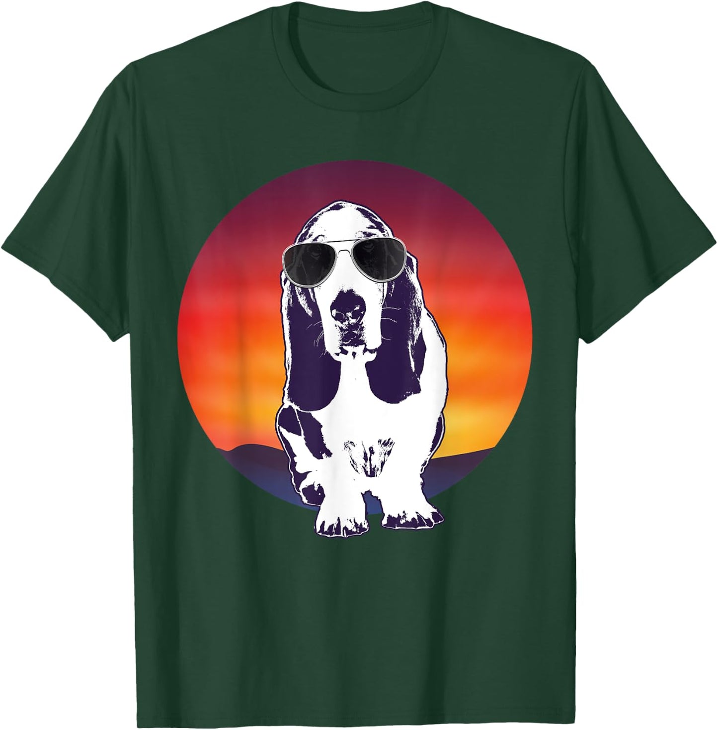 Basset Hound Dog Women Kids T-Shirt - T-Shirt | Forest