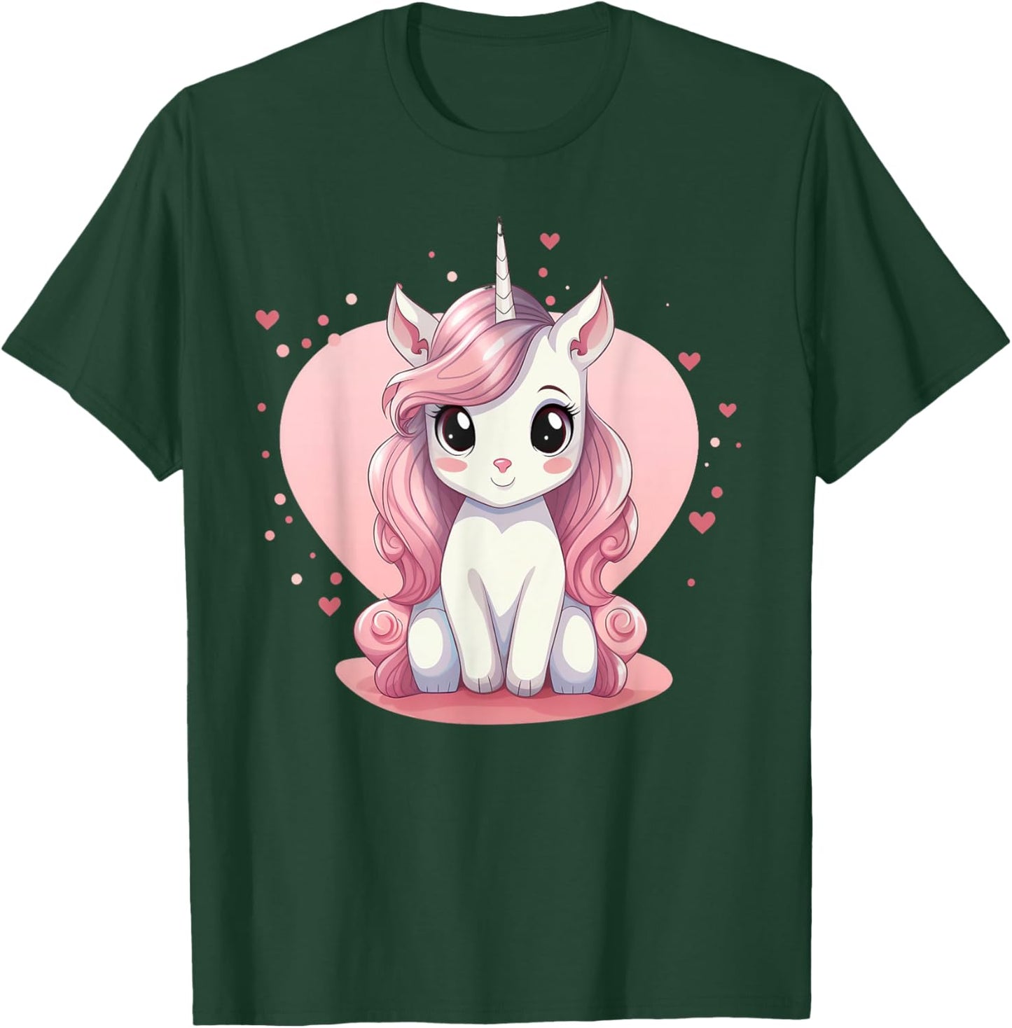 Cute Unicorn I Kids Unicorn T-Shirt - T-Shirt | Forest