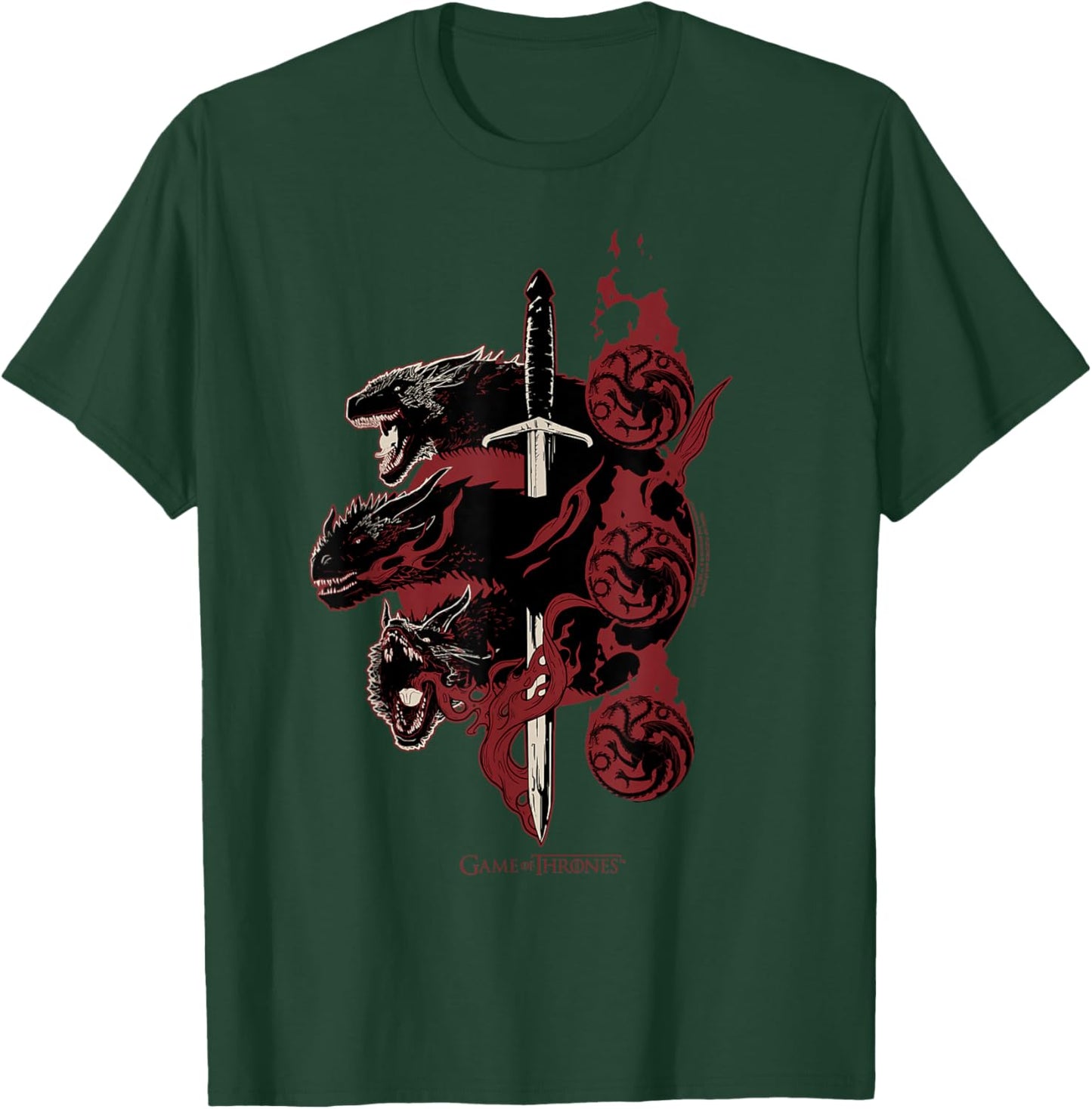 Game of Thrones Targaryen Dragons Small T-Shirt - T-Shirt | Forest
