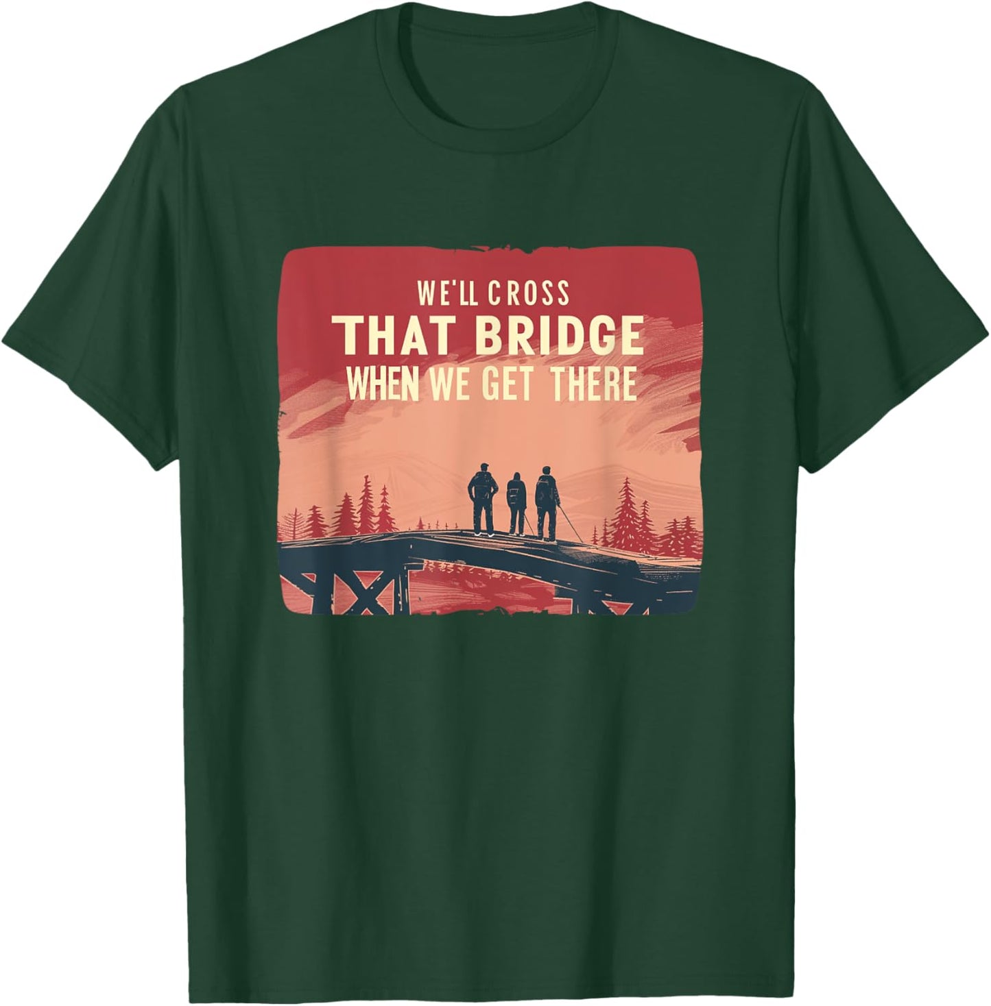 Awesome Bridge Idiom Saying for Boys and Girls T-Shirt - T-Shirt | Forest