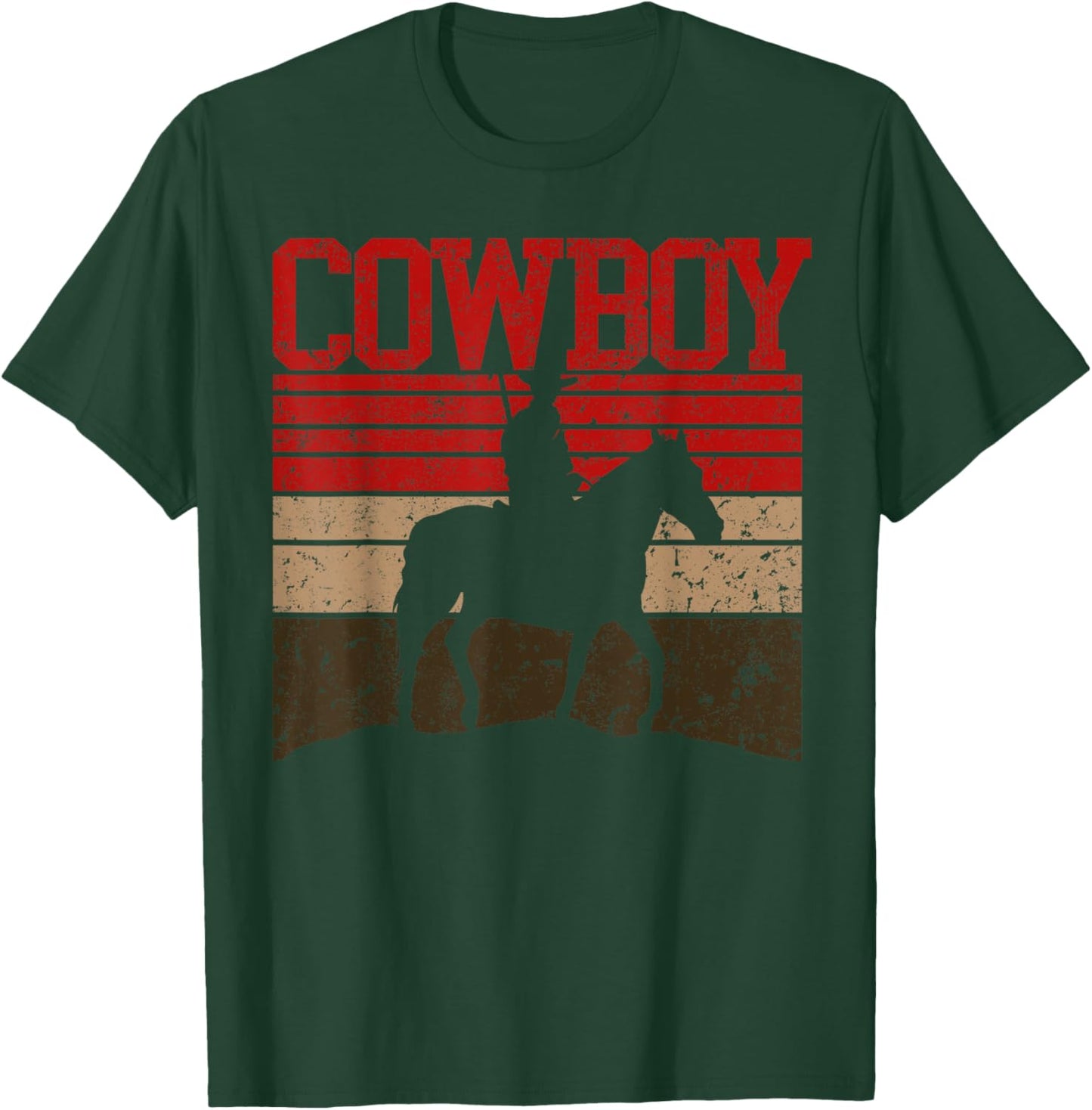 Cowboy Rodeo Horse Country or women T-Shirt - T-Shirt | Forest