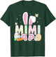 Cute Easter Bunny Mimi Family Matching Easter Day Girls Kids T-Shirt - T-Shirt | Forest