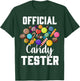 Official Candy Tester Halloween Costume Boys Girls Kids T-Shirt - T-Shirt | Forest