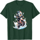 Dirt Bike Penguin Ice Racer Motorcycle Ice Racing T-Shirt - T-Shirt | Forest