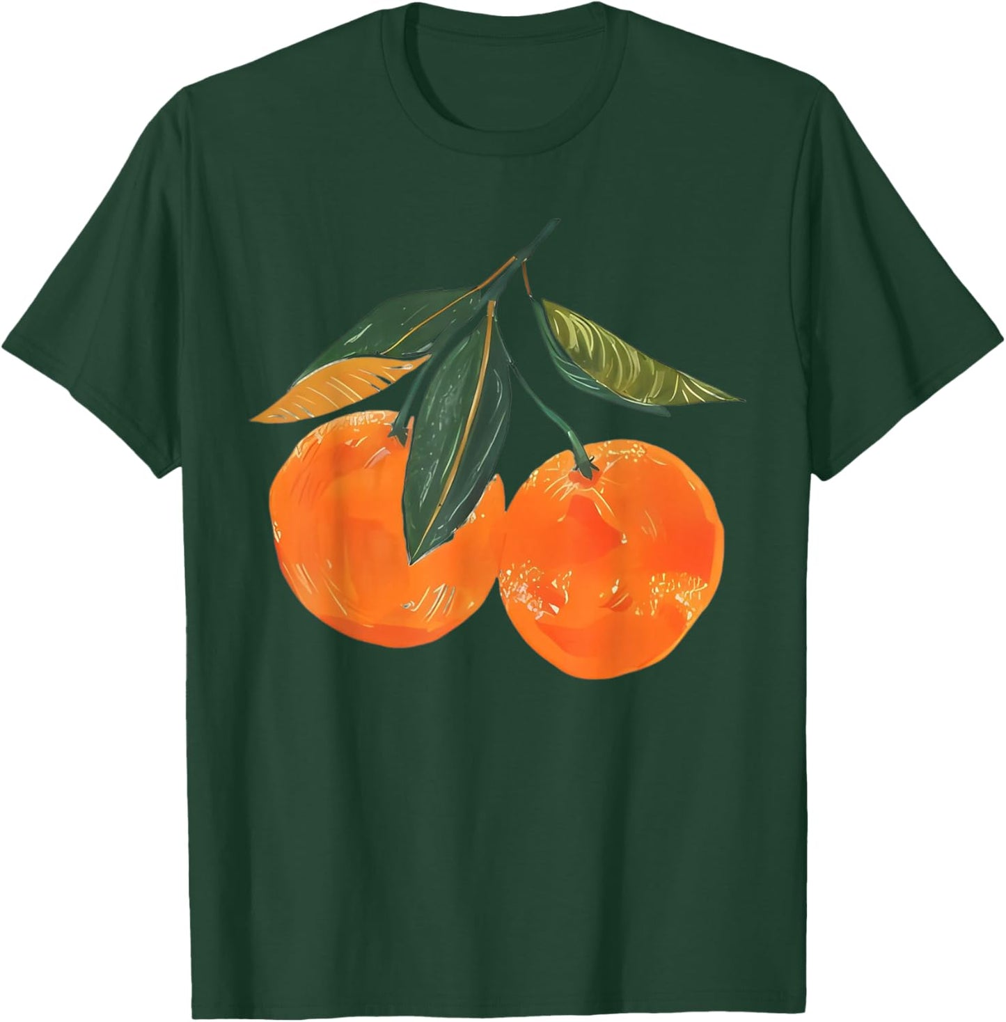 Orange Fruit Aesthetic Vintage T-Shirt - T-Shirt | Forest