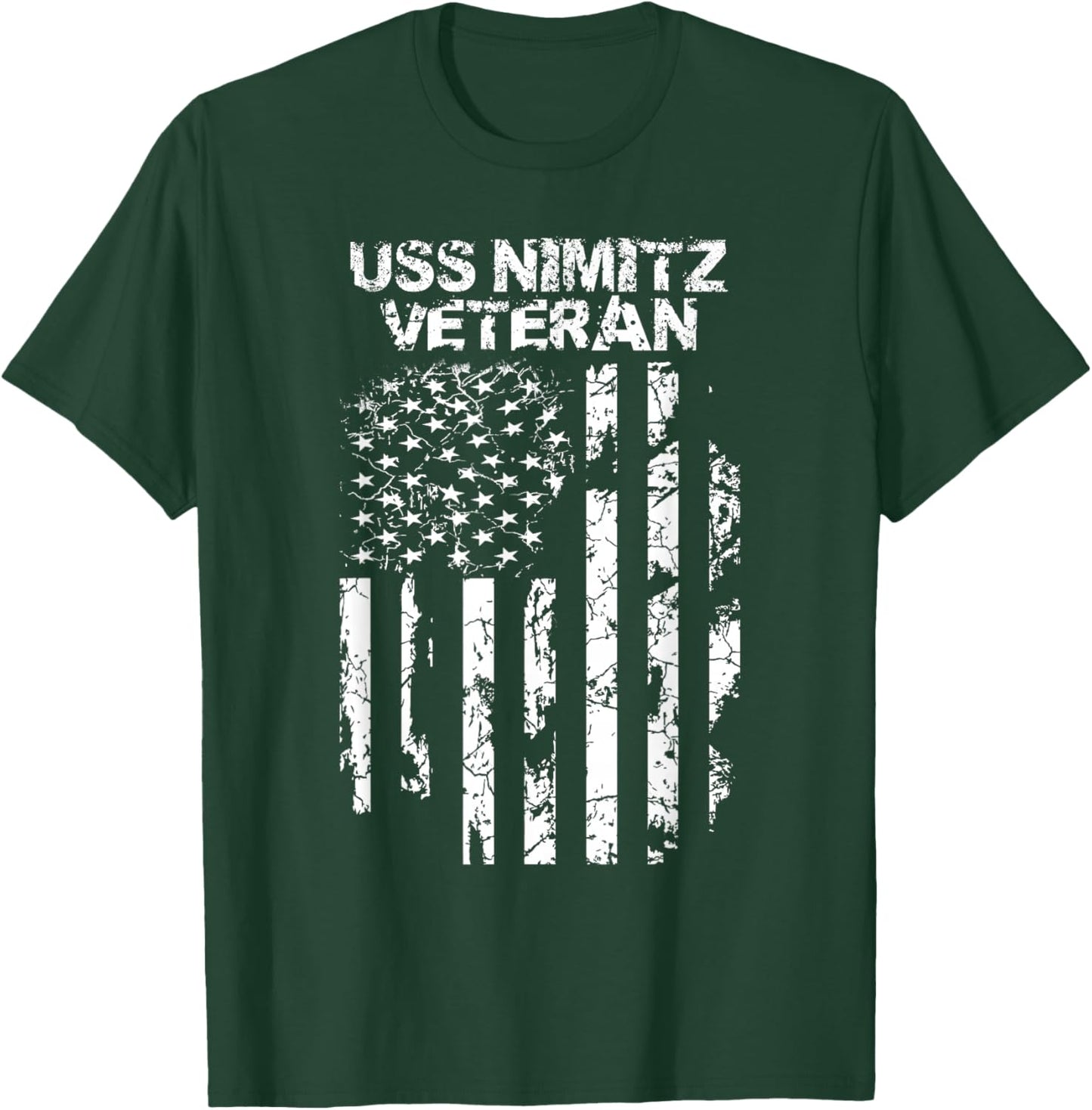 Military Co. USS Nimitz , Men's Black , Small T-Shirt - T-Shirt | Forest
