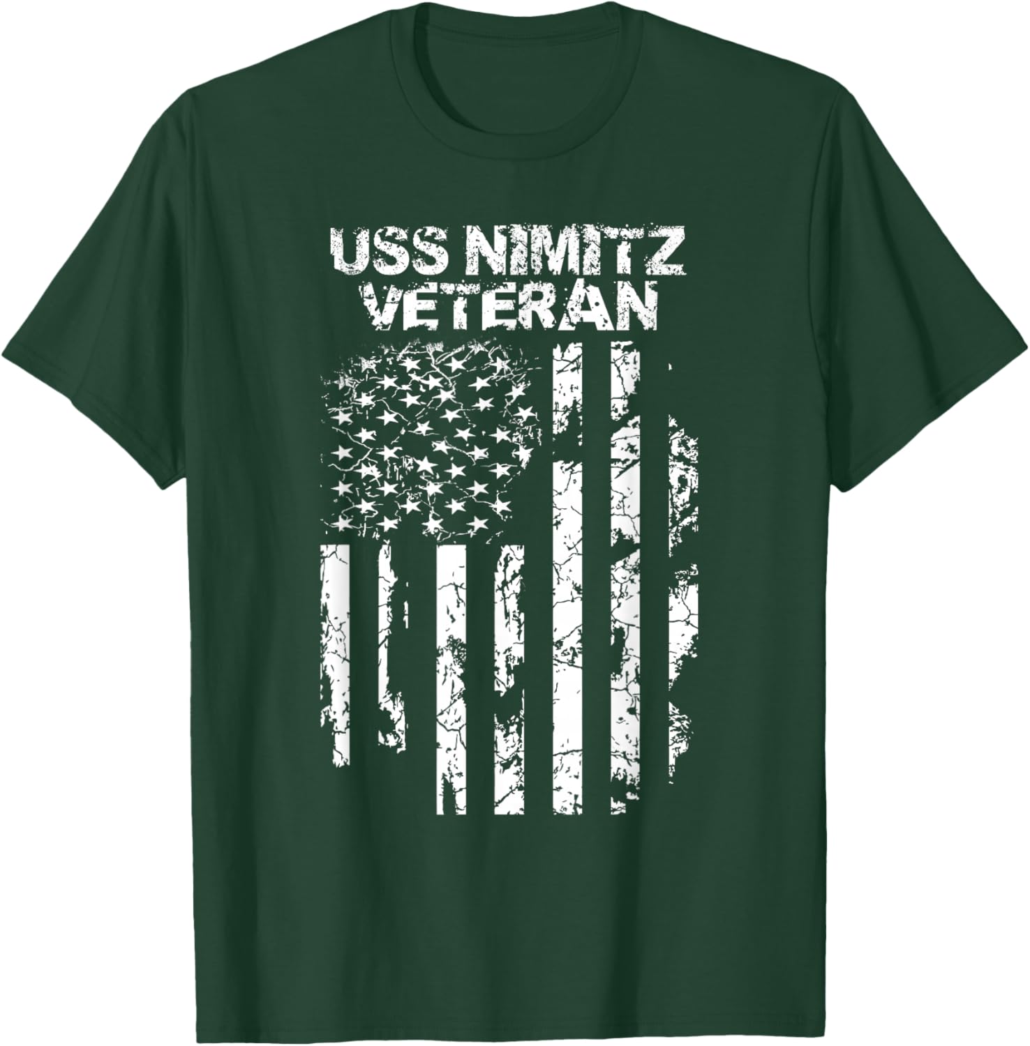 Military Co. USS Nimitz , Men's Black , Small T-Shirt - T-Shirt | Forest