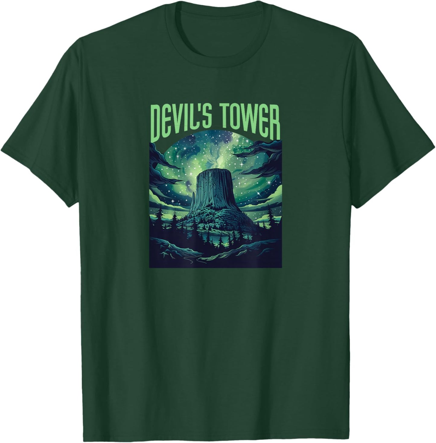 Devils Tower - Devils Tower T-Shirt - T-Shirt | Forest
