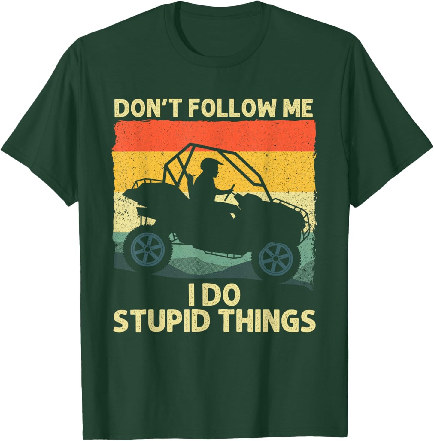 Side-By-Side Design Women UTV ATV SxS Off Road Lover T-Shirt - T-Shirt | Forest