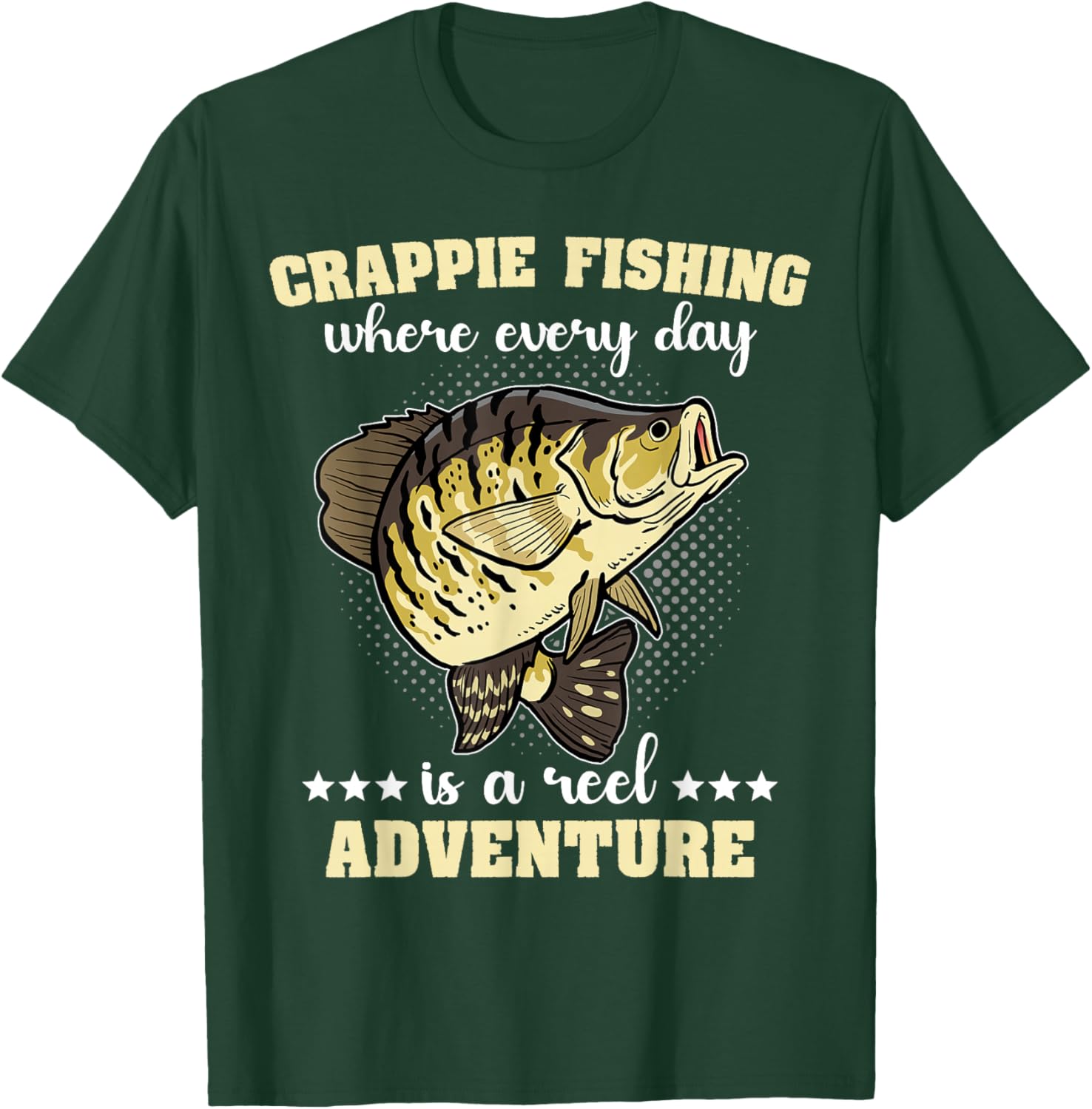 Fisherman Crappie Fishing Crappies Catching Crappies T-Shirt - T-Shirt | Forest