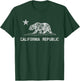 California Republic Flag Distressed Bear T-Shirt - T-Shirt | Forest
