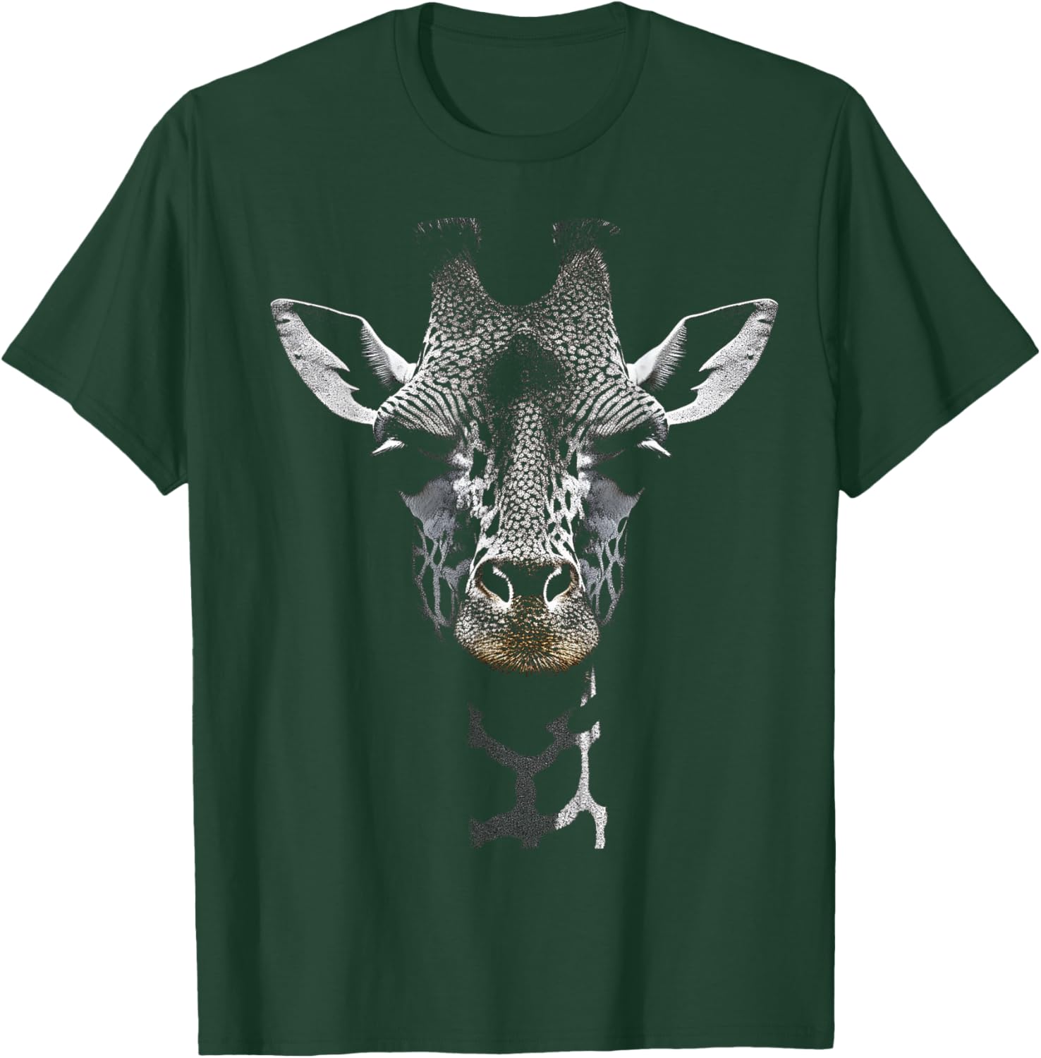 Giraffe Lover Animal Art Portrait Graphic Giraffe T-Shirt - T-Shirt | Forest