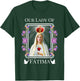 Our Lady of Fatima Immaculate Heart of Blessed Virgin Mary T-Shirt - T-Shirt | Forest