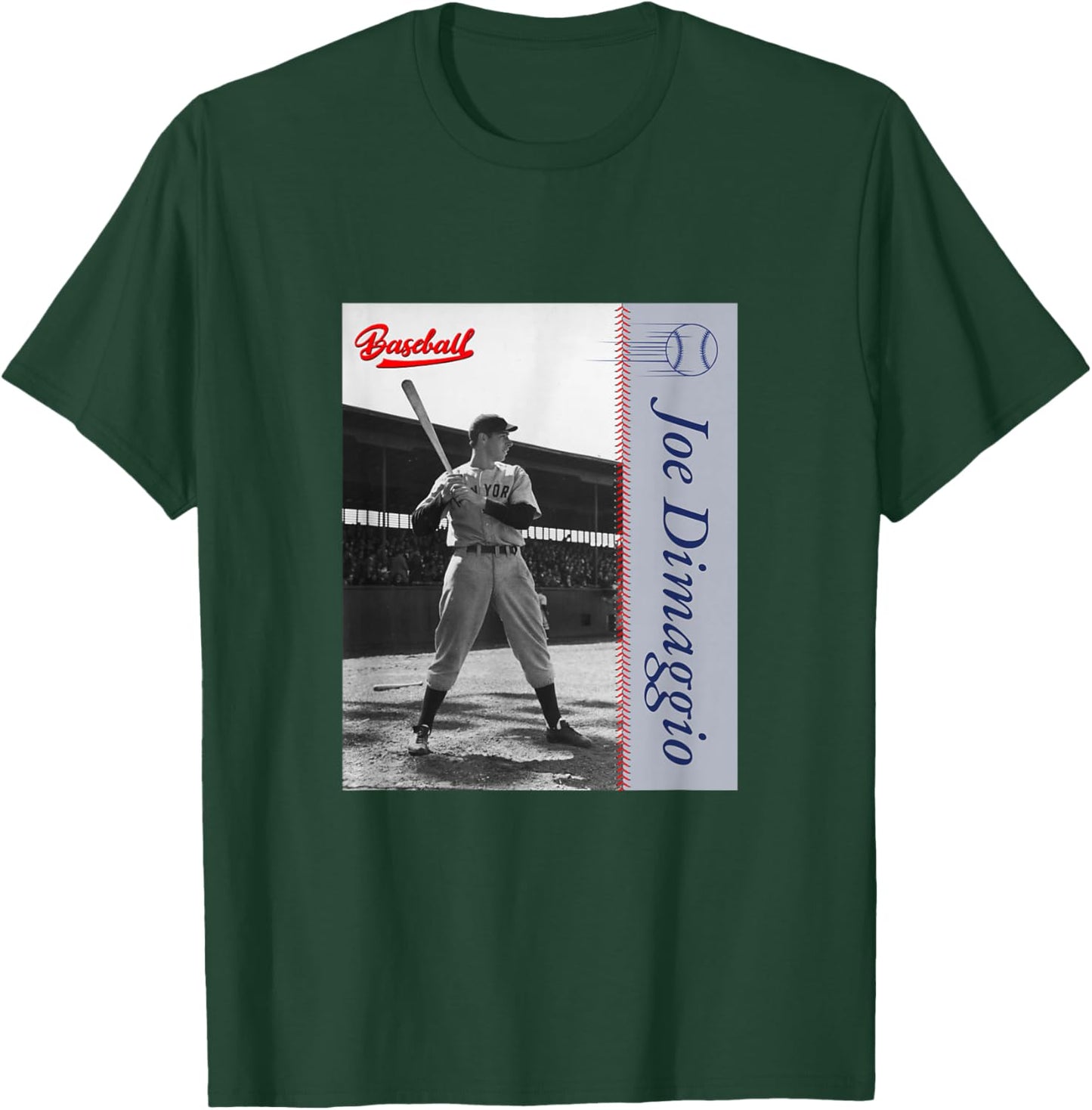 Joe Dimaggio_Baseball_025 T-Shirt - T-Shirt | Forest