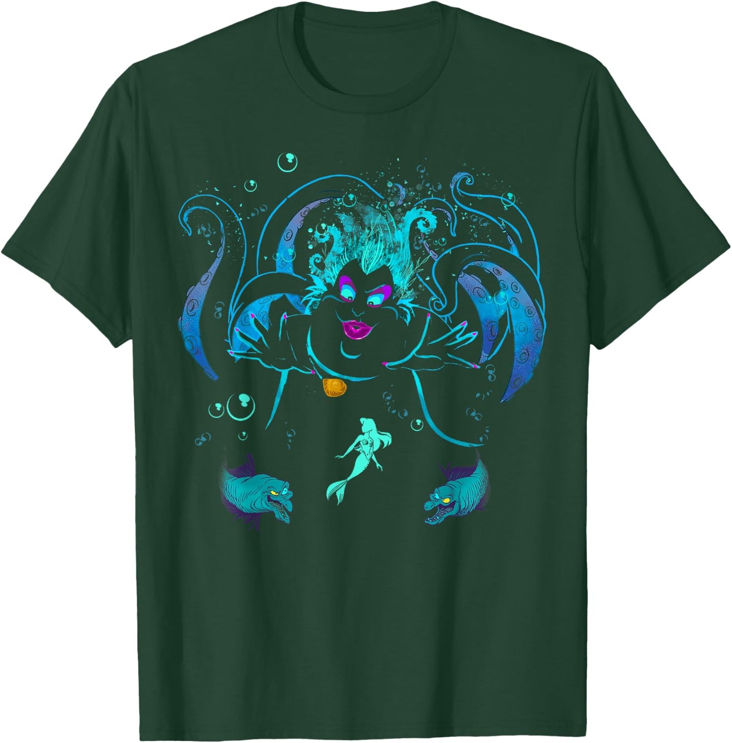 Disney The Little Mermaid Ursula Flotsam and Jetsam Small T-Shirt - T-Shirt | Forest
