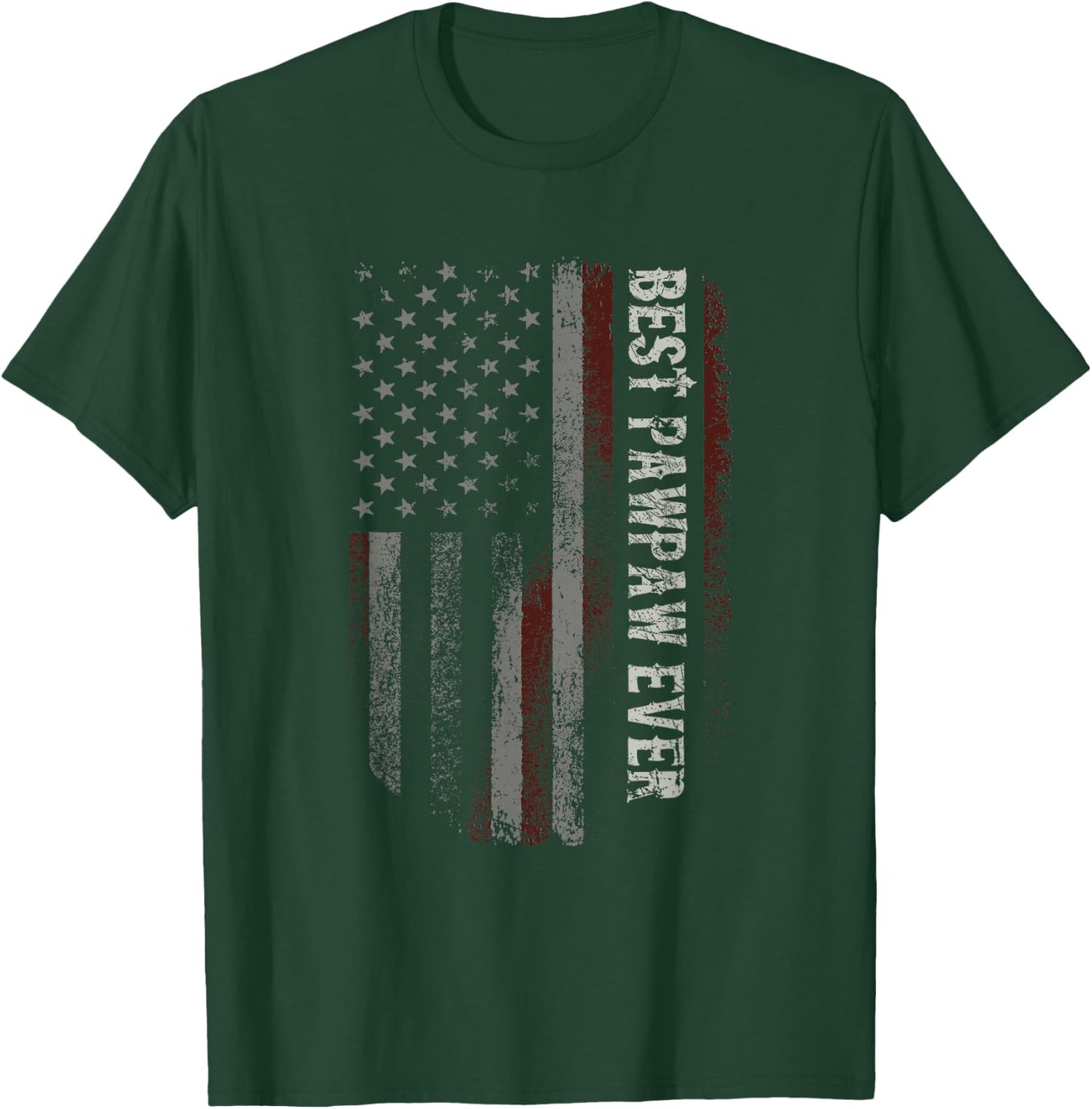 Best Pawpaw Ever American Flag Funny Grandpa Father's Day T-Shirt - T-Shirt | Forest
