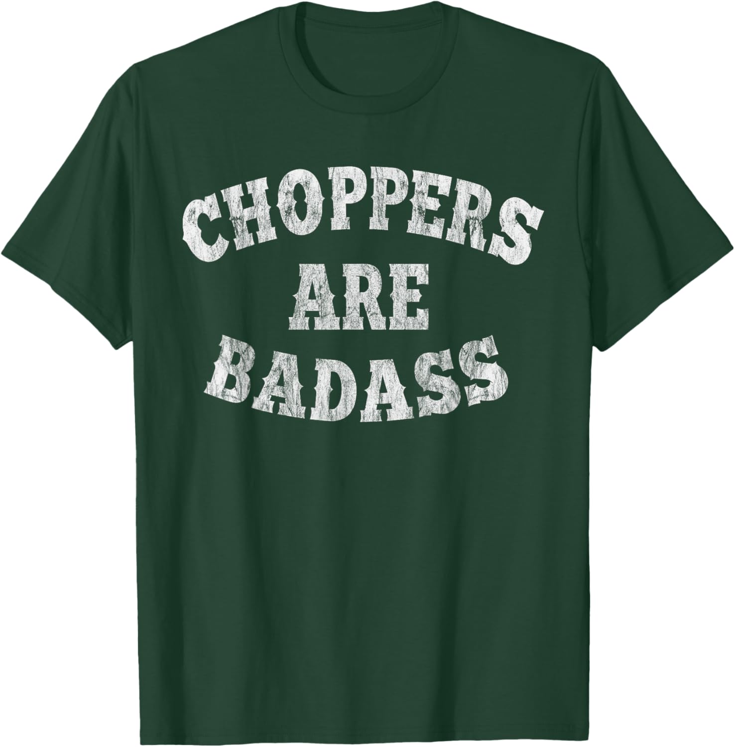Badass Choppers Motorcycle Design T-Shirt - T-Shirt | Forest