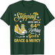 64 Year Old Birthday 64th Birthday With God's Grace & Mercy T-Shirt - T-Shirt | Forest