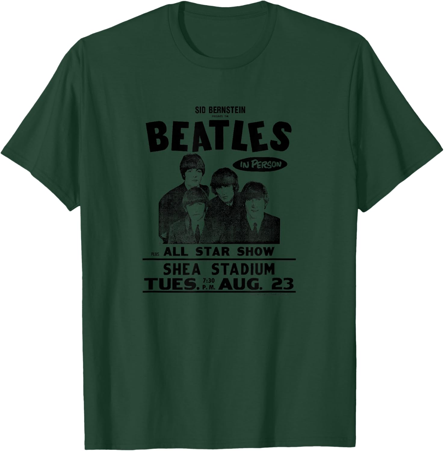 The Beatles - Shea Stadium Handbill T-Shirt - T-Shirt | Forest